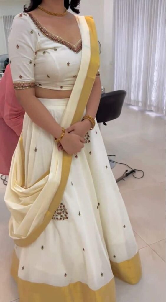 Kerala Half Saree Blouse Designs2