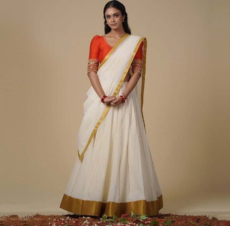 Kerala Half Saree Blouse Designs5