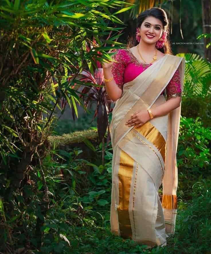Kerala Onam Saree Blouse Design