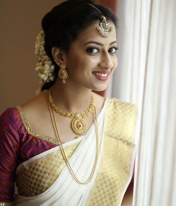 Kerala Set Saree Blouse Design