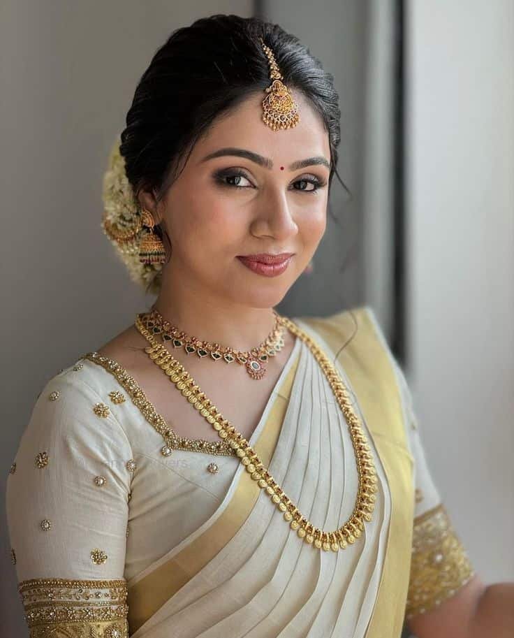 Kerala Set Saree Blouse Designs