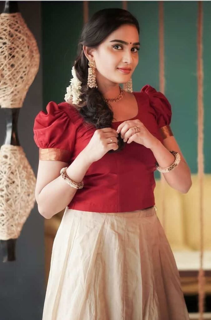 Kerala Style Pavada Blouse3