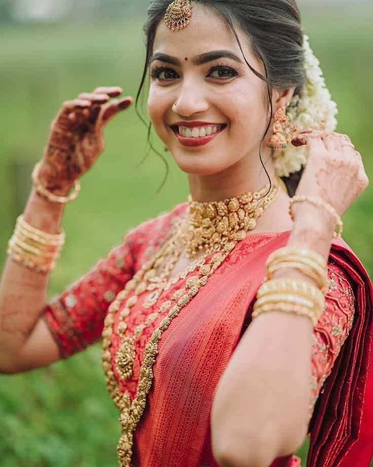 Kerala Wedding Saree Blouse Design1