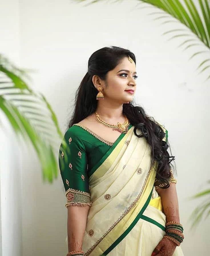 Latest Blouse Designs for Kerala Saree