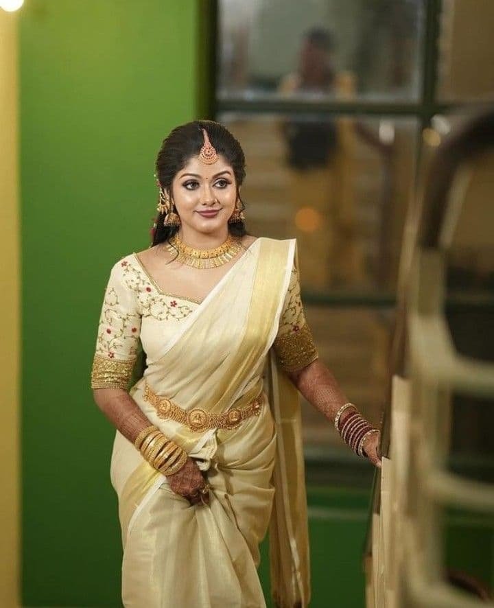 Traditional Kerala Wedding Saree Blouse Designs