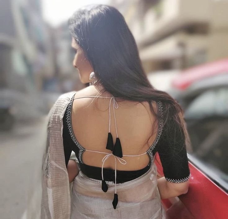 Blouse Back Design Images Simple