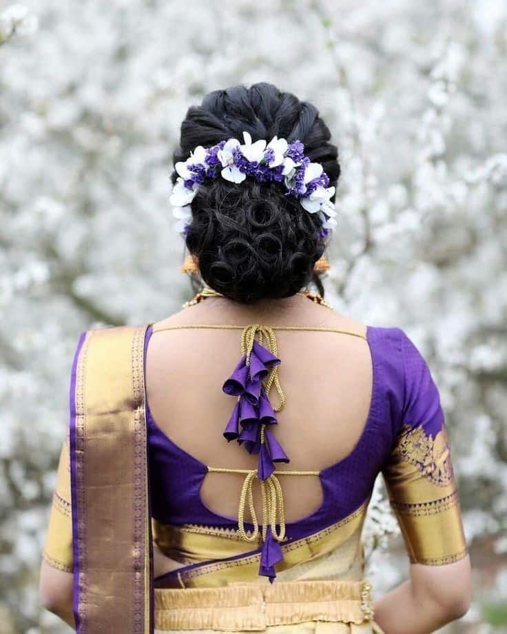 Blouse Back Design Images Simple