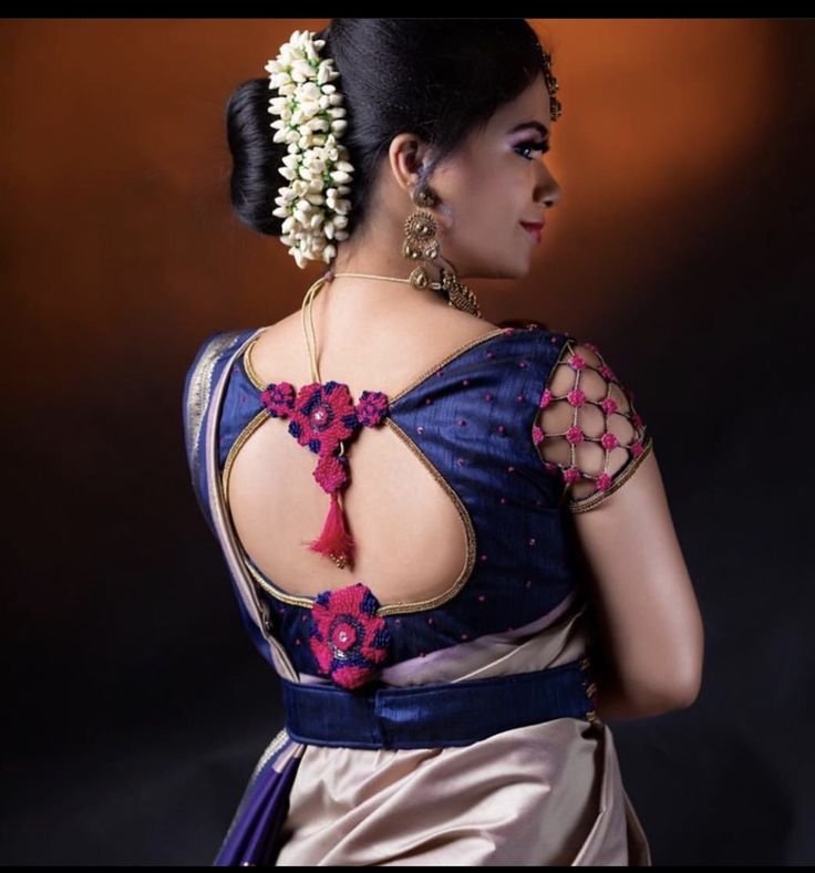Blouse Back Design Images Simple