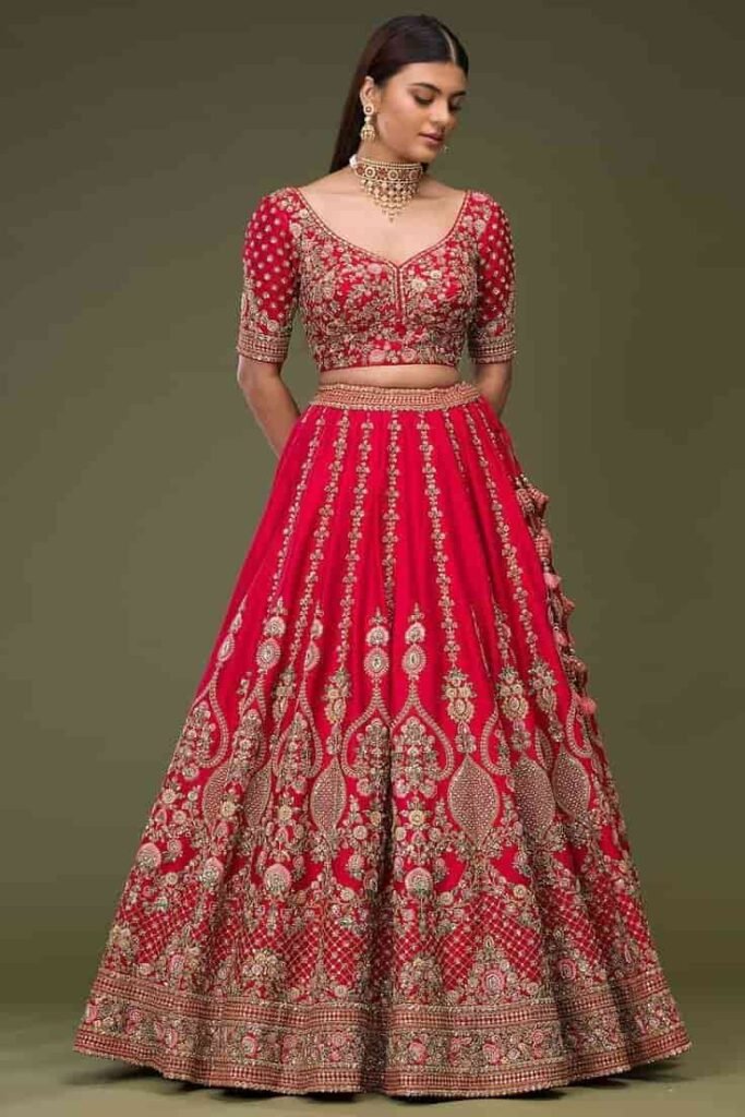 Bridal Lehenga Blouse Design