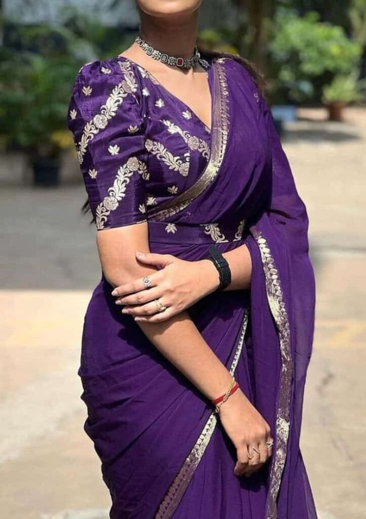 Silk Saree Blouse Designs