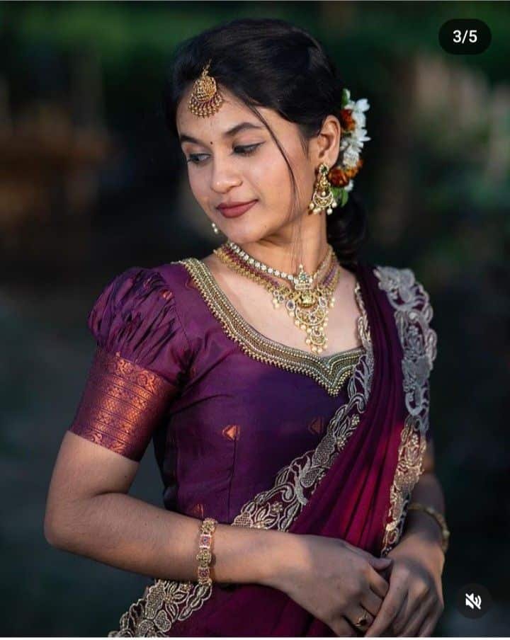 Fancy Brocade Blouse Designs
