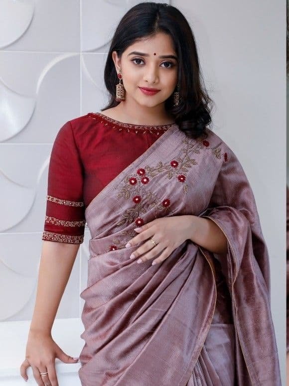 Silk Saree Blouse Designs