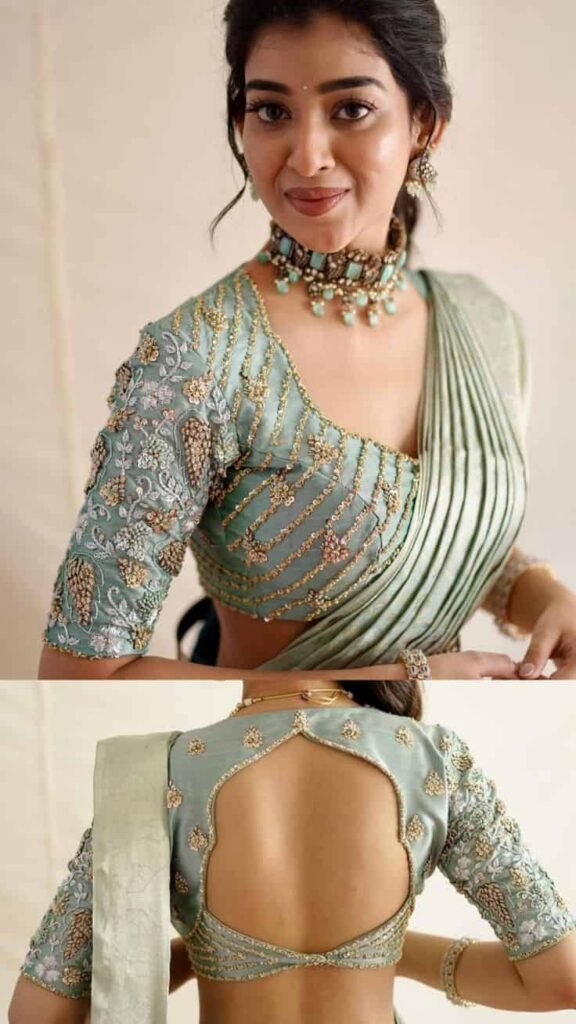 Lehenga Blouse Design Back and Front