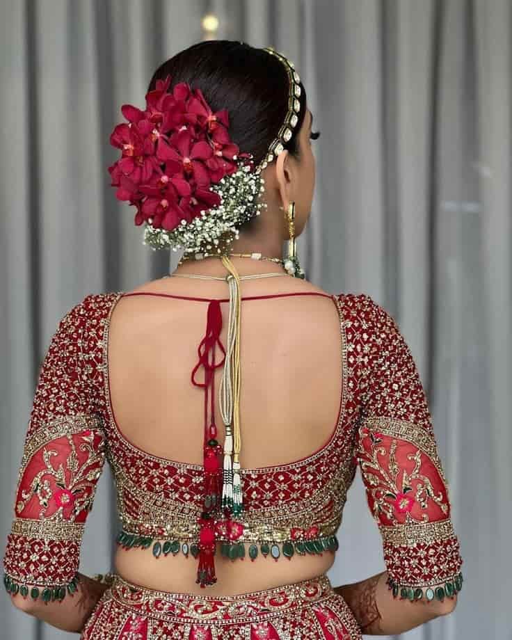 Lehenga Blouse Design Back