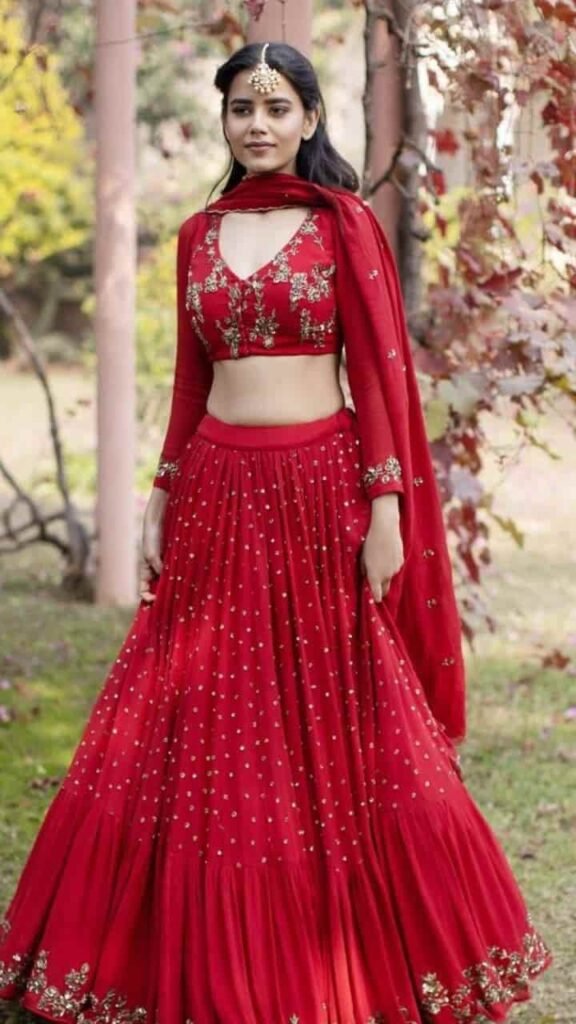 Lehenga Blouse Design for Girl