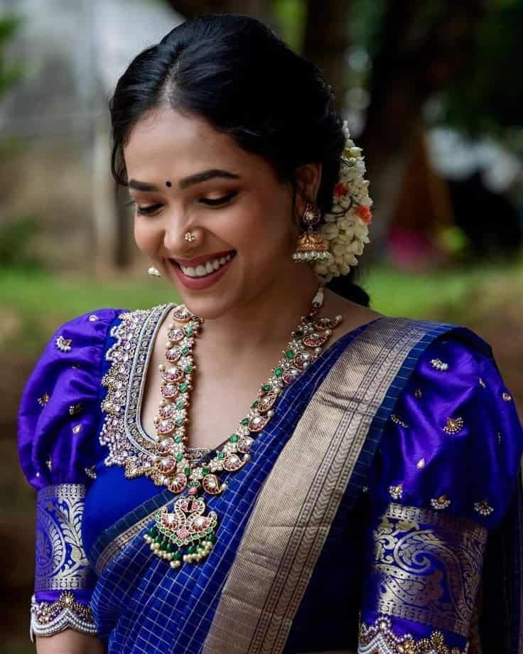 Silk Saree Blouse Designs