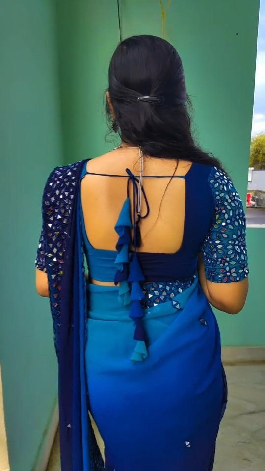 Blouse Back Design Images Simple