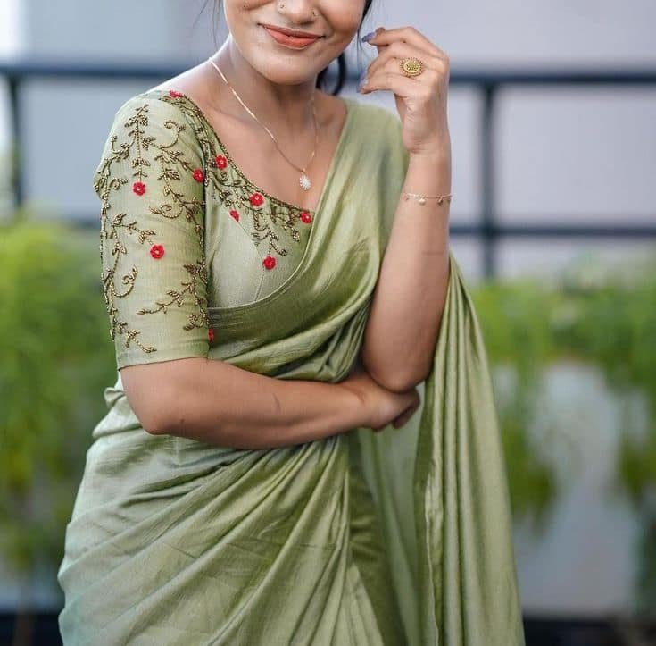 Silk Saree Blouse Designs