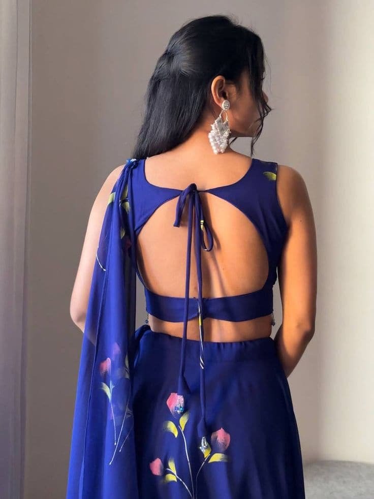 Blouse Back Design Images Simple