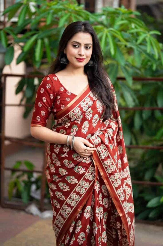 Ajrakh Handloom Blouse