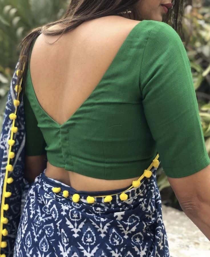 Back Hook Wala Blouse Design