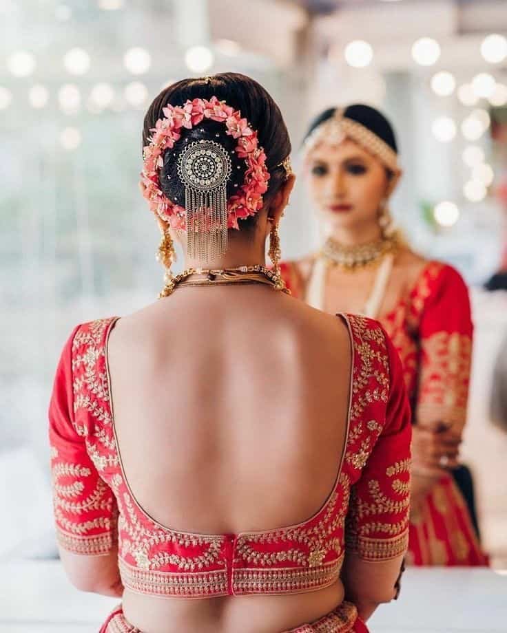 Bridal Lehenga Blouse Back Designs