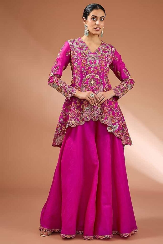 Full Blouse Designs for Rajasthani Lehenga