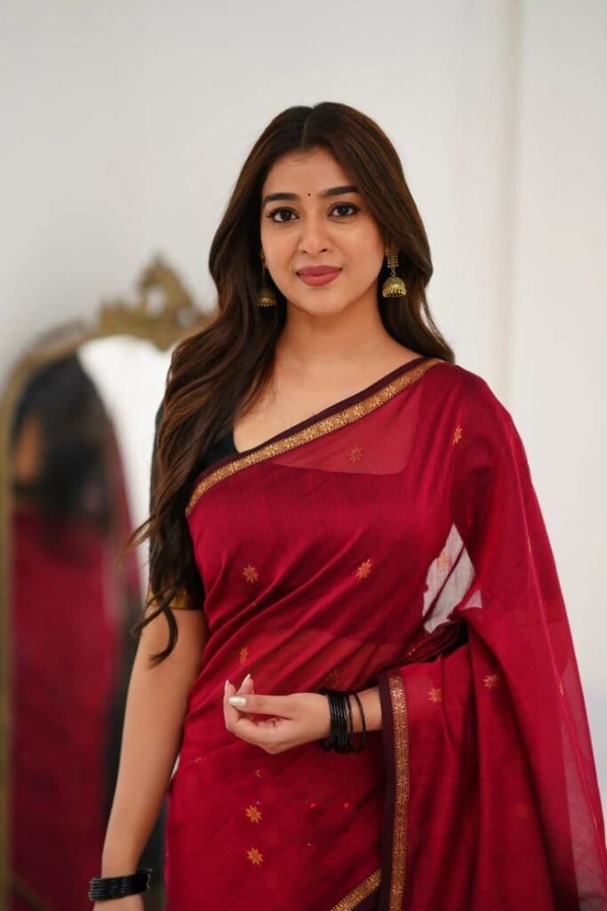 Plain Maroon Blouse for Daily Wear