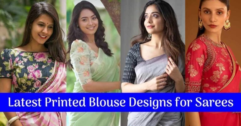 Printed Blouse Designs