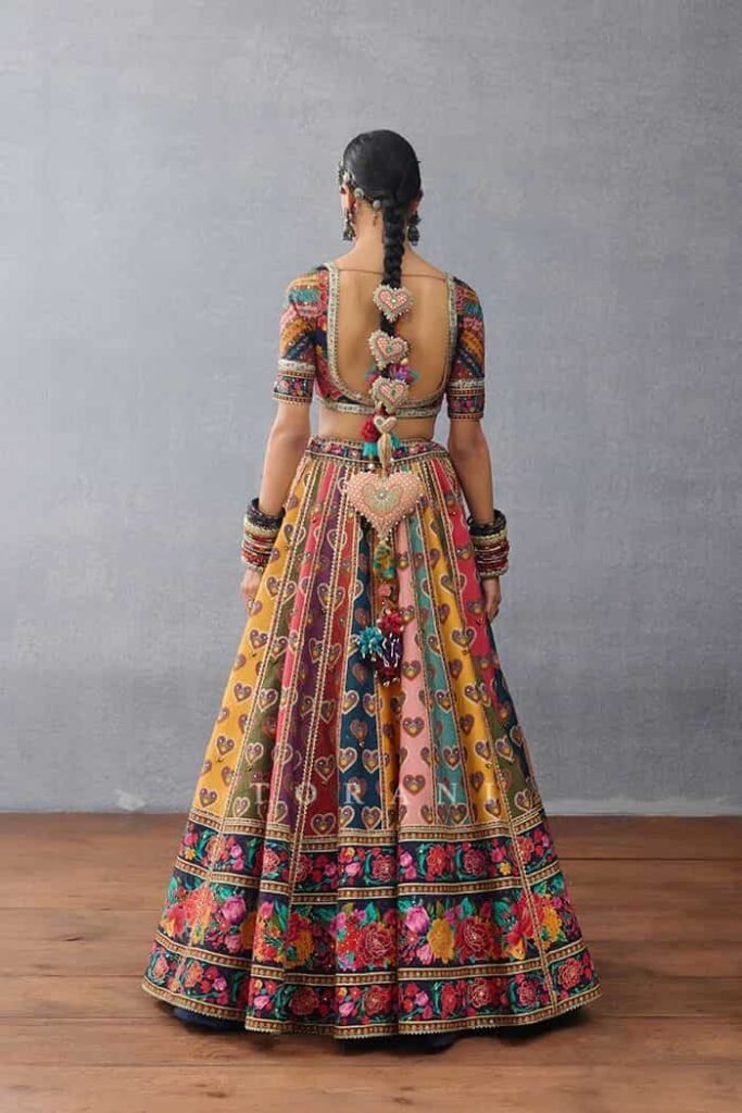 Rajasthani Lehenga Back Blouse Design