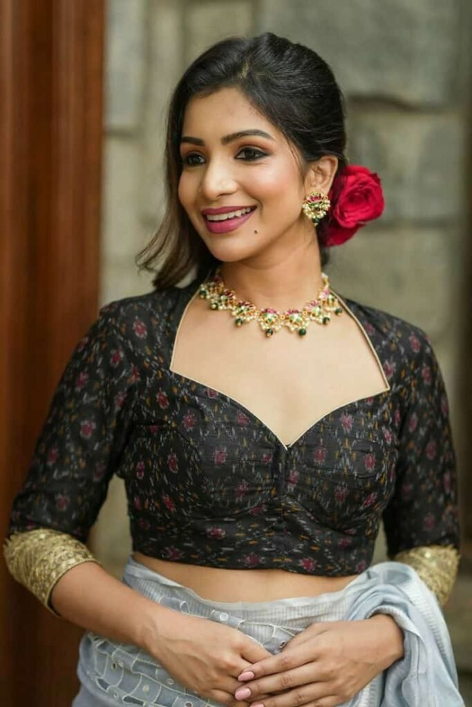 Readymade Maroon Blouse