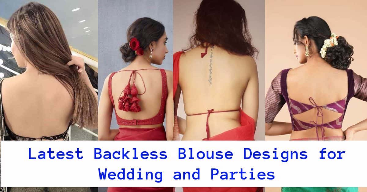 Backless Blouse Designs