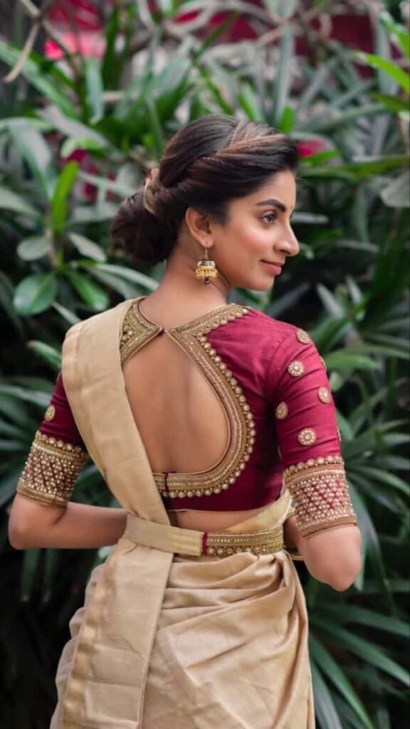 Blouse Neck Designs Back Side