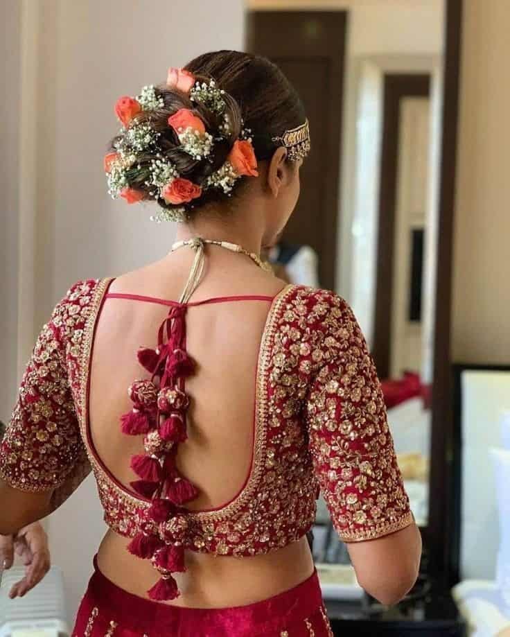 Bridal Blouse Designs Back Side