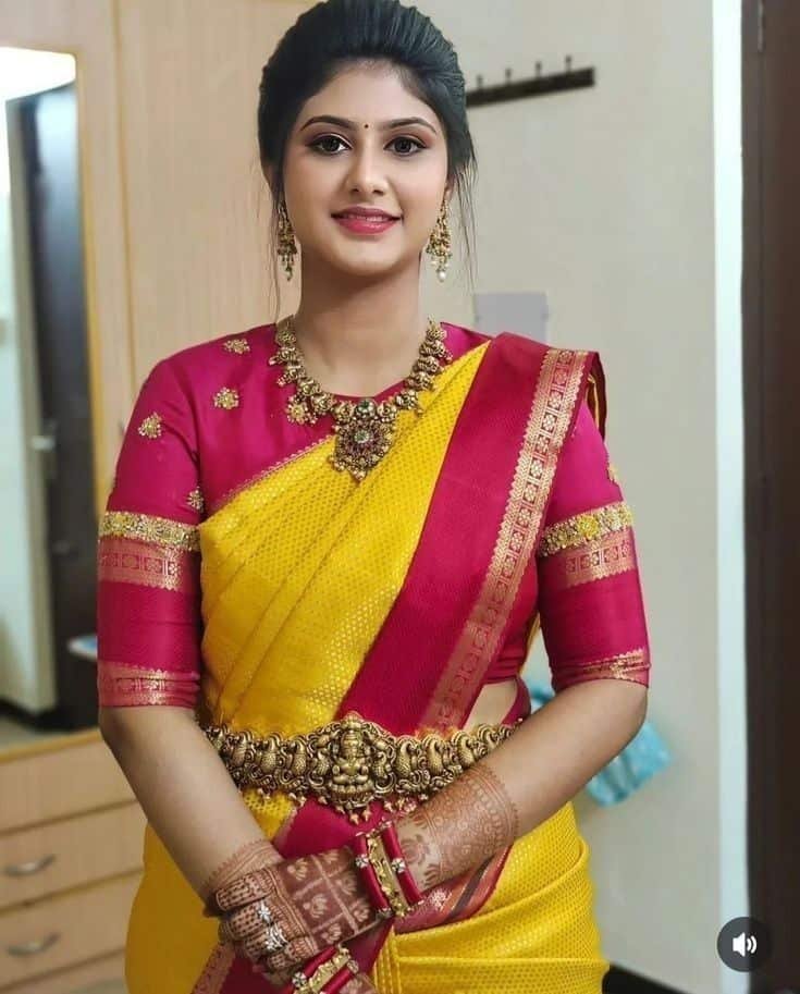 Bridal High Neck Blouse Design