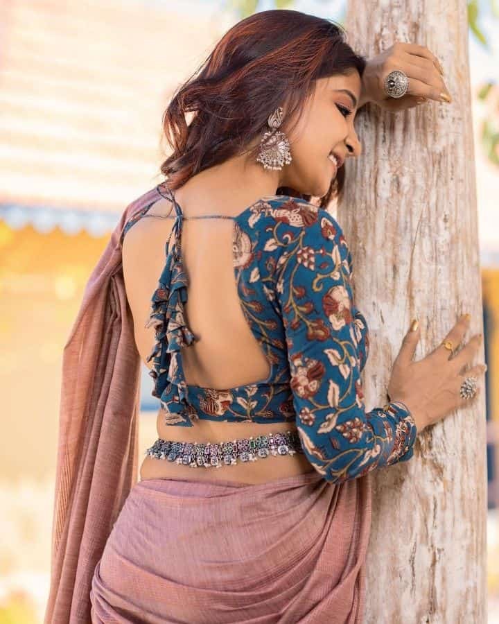 Fancy Backless Blouse