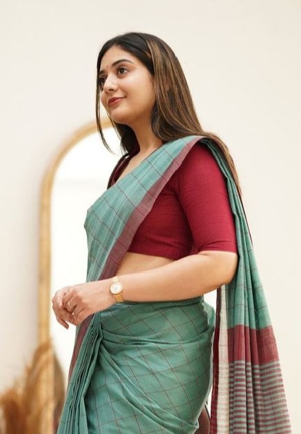 Handloom Blouse for Office Wear