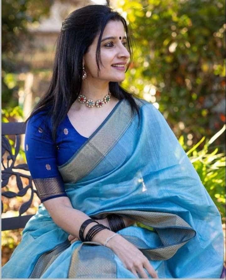 Handloom Saree Blouse Combination