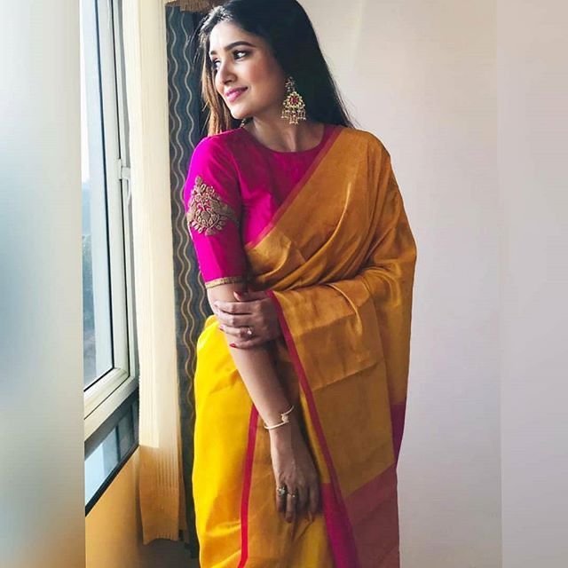 High Neck Blouse Designs