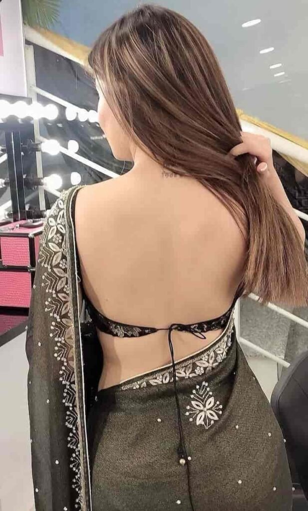 Hot Backless Blouse Design