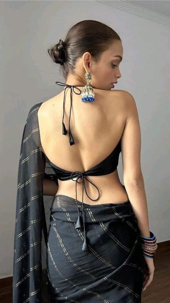 Open Back Blouse Designs