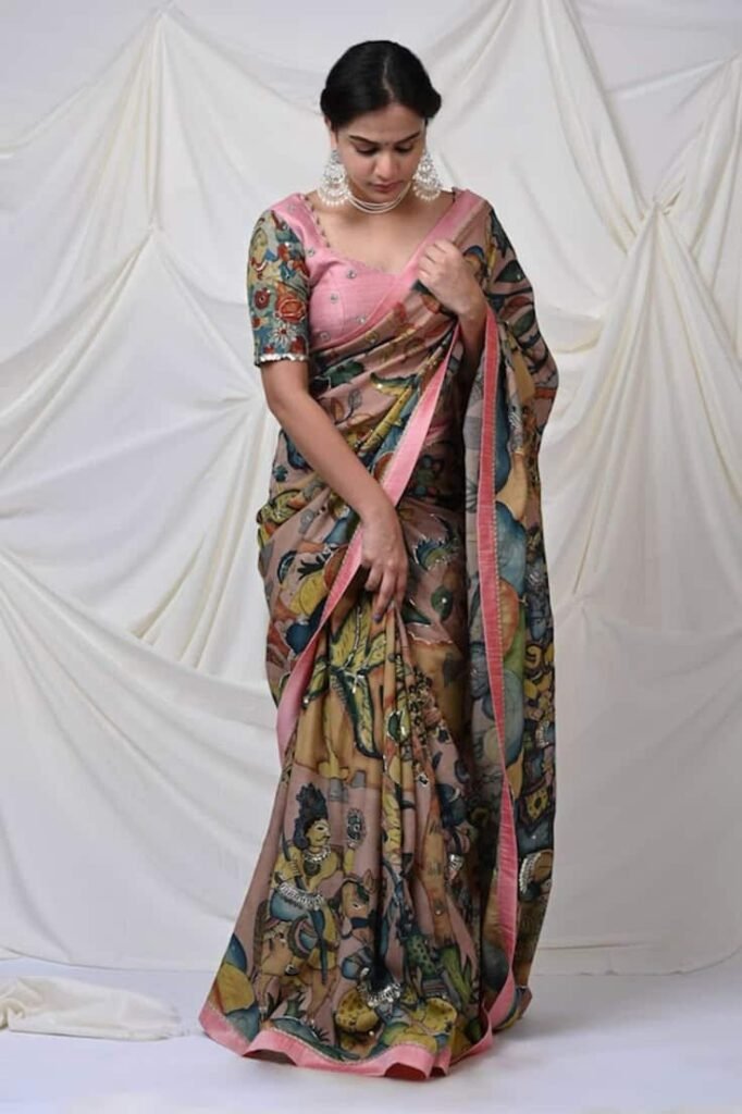 Stylish Printed Blouse Designs