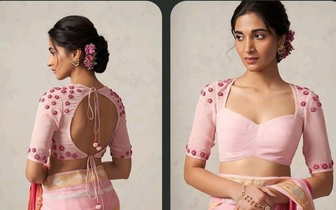 Princess Cut Blouse Designs Front and Back