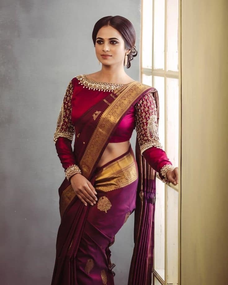 Designer Blouse for Kanjivaram Saree