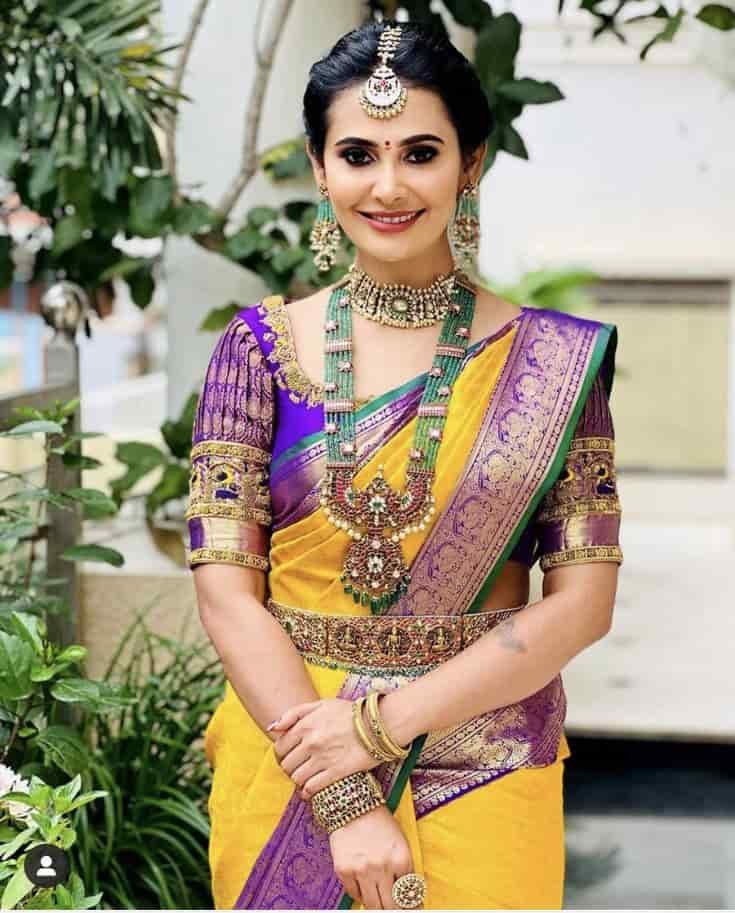 Heavy Work Blouse for Kanjivaram Saree