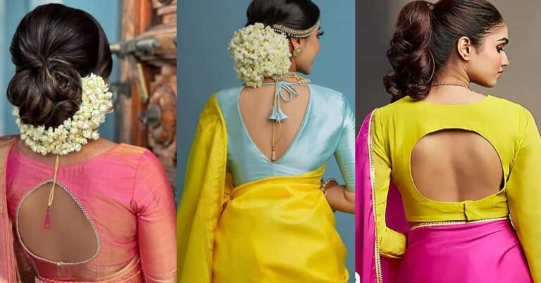 Princess Cut Blouse Back Designs