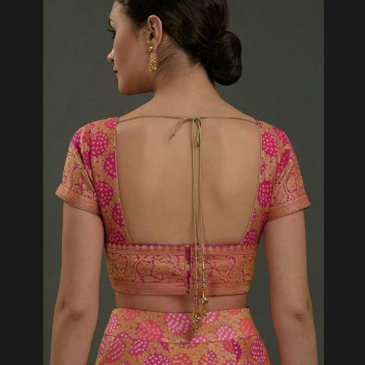 Square Neck Bridal Blouse