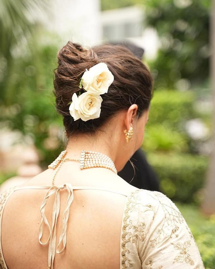 Alia Bhatt Inspired Wedding Blouse Back Design