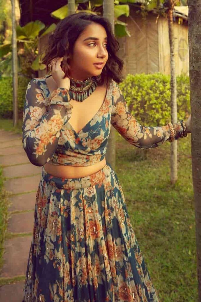 Chiffon Floral Print Blouse