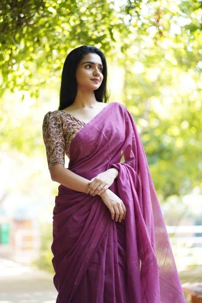 Cotton Saree Blouse Design